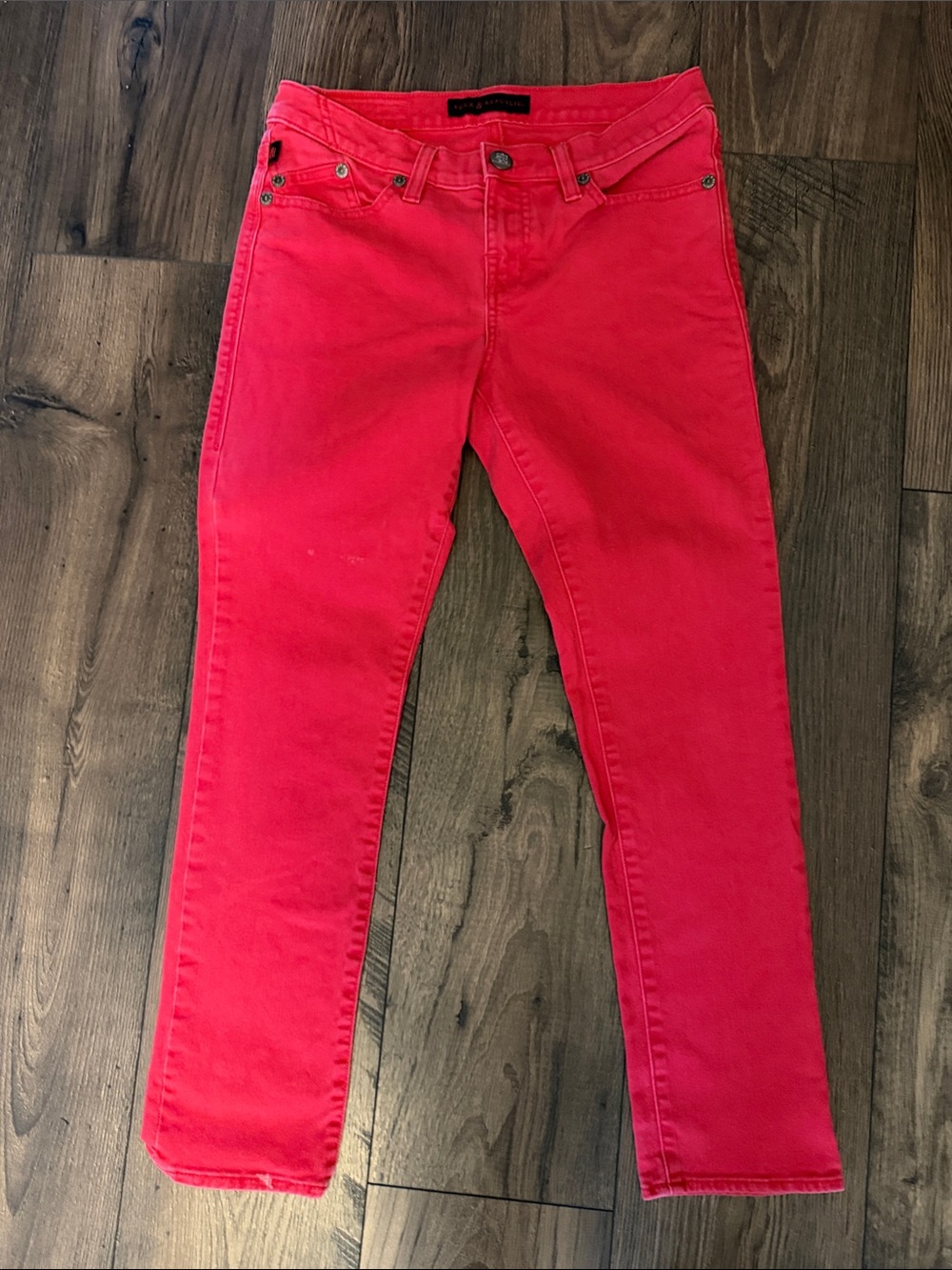 Rock & Republic Women's Skinny Jeans Red
